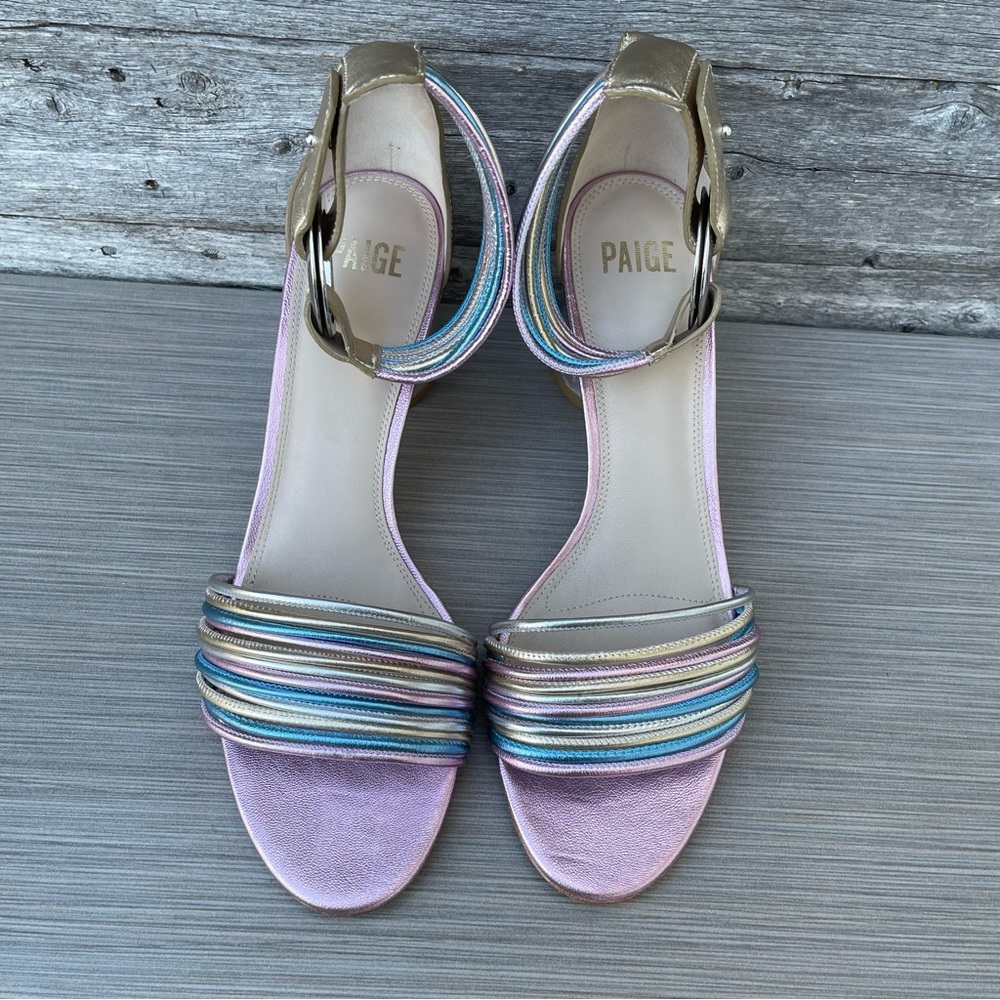 PAIGE Felicity Block Heel Sandals - Picture 7 of 10